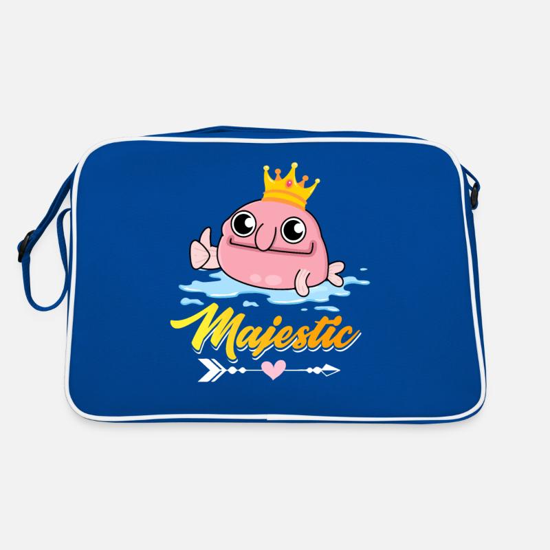 Drôle de Blobfish King Créature marine Sac Retro
