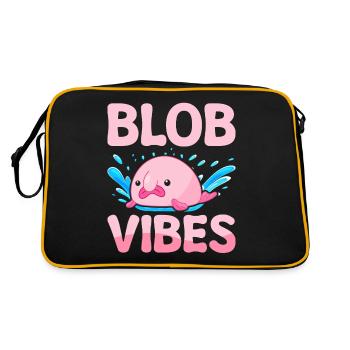 Drôle de créature marine Blobfish - Sac Retro - noir/or - Dos