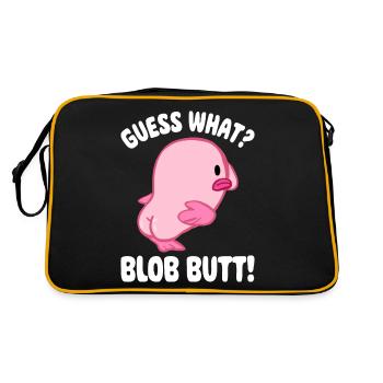 Drôle de créature marine Blobfish - Sac Retro - noir/or - Dos