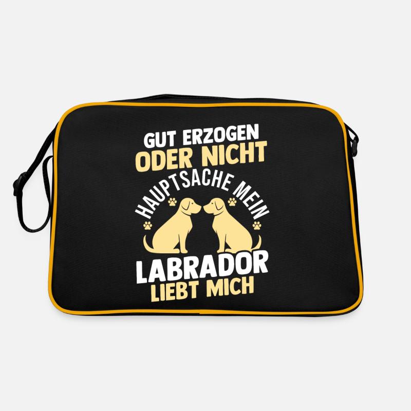 Hund Labrador Retro Tasche
