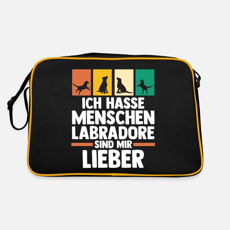 Hund Labrador Retro Tasche