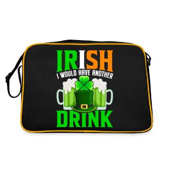 Fête de la Saint-Patrick amusante - Sac Retro - noir/or - Dos