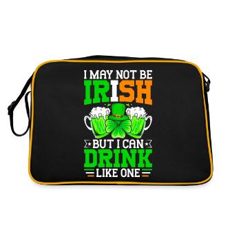 Fête de la Saint-Patrick - Sac Retro - noir/or - Dos