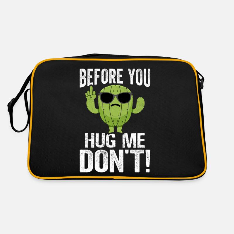Funny Succulent Cactus Retro Bag
