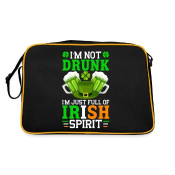 Fête de la Saint-Patrick amusante - Sac Retro - noir/or - Dos