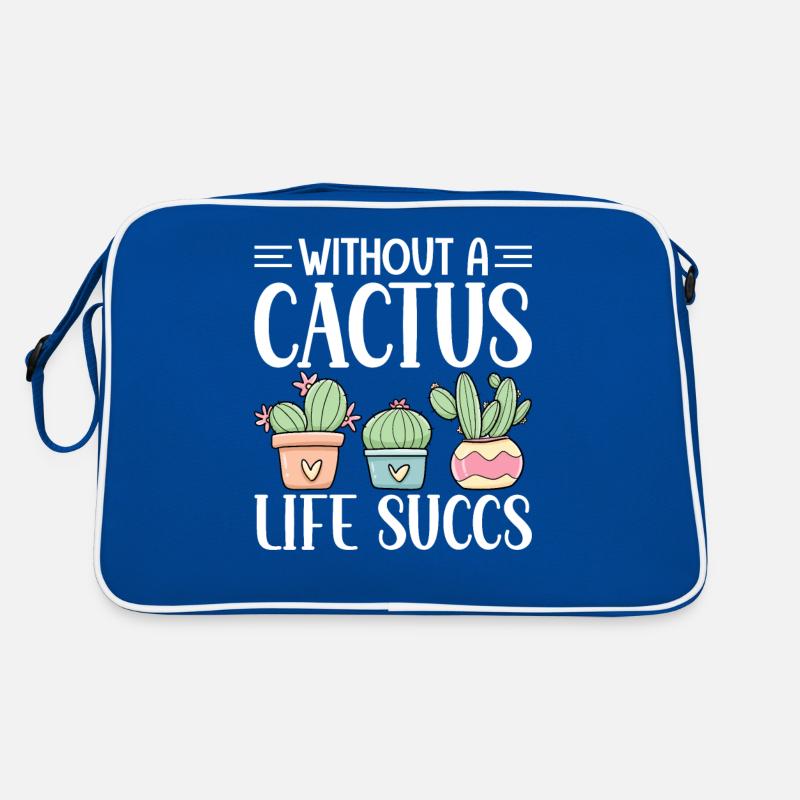 Funny Succulent Retro Bag