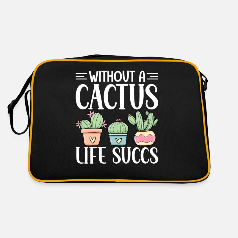 Funny Succulent Retro Bag