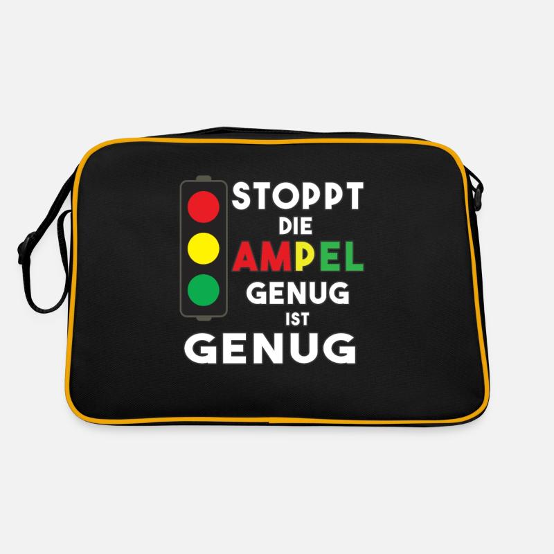 Stop the traffic lights - enough is enough Retro Bag