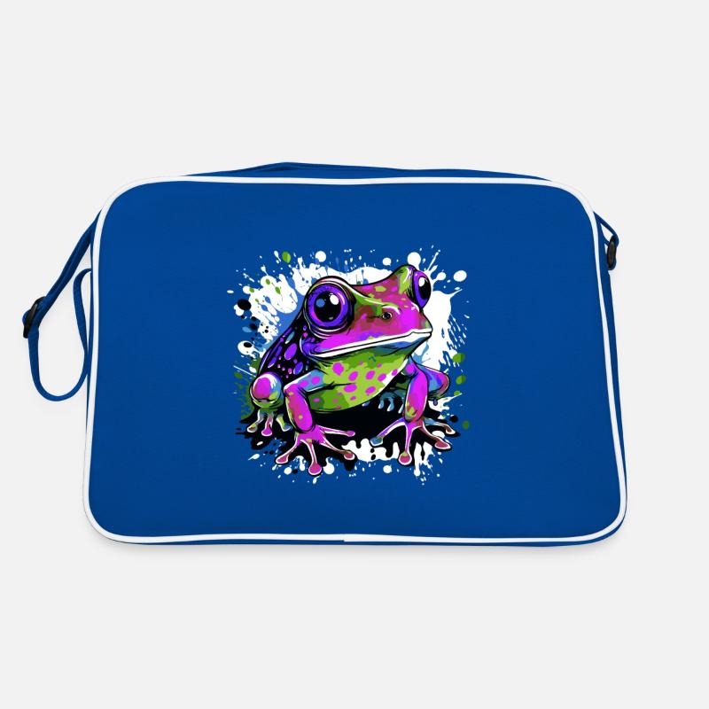 Frog Colorful Retro Bag