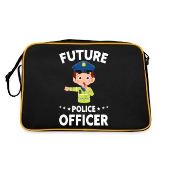 Bureau de Police des Policiers - Sac Retro - noir/or - Dos