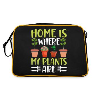 Fun Houseplant Nursery - Retro Bag - black/gold - Back