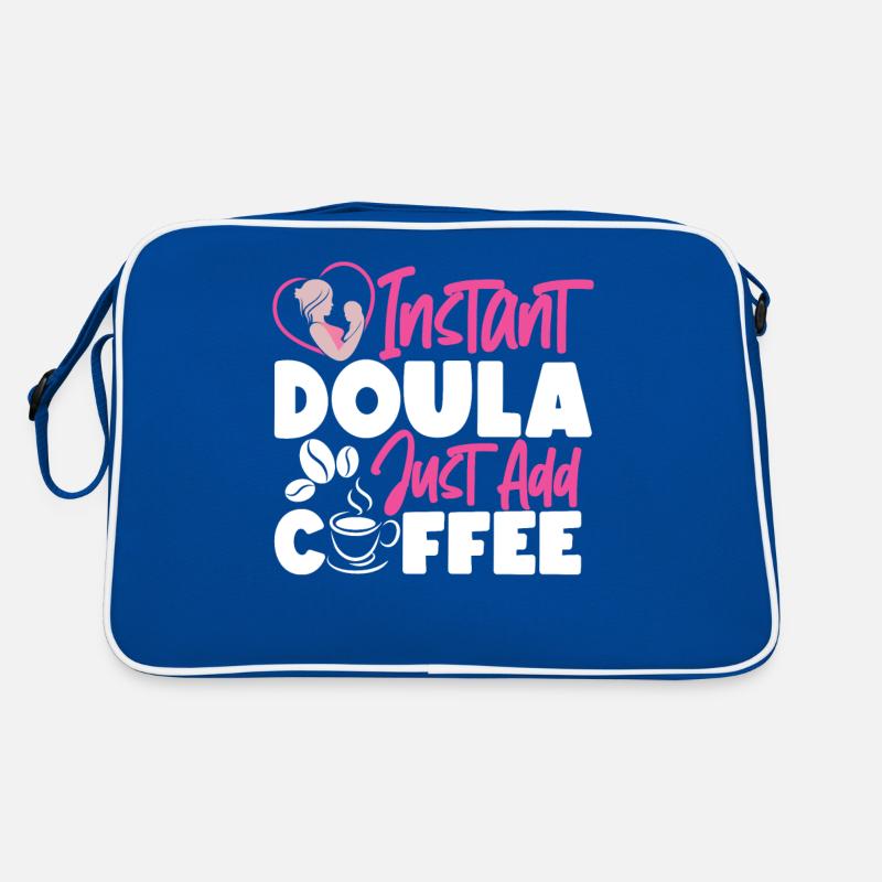 Doula Birth Worker Coffee Instant Retro Tasche