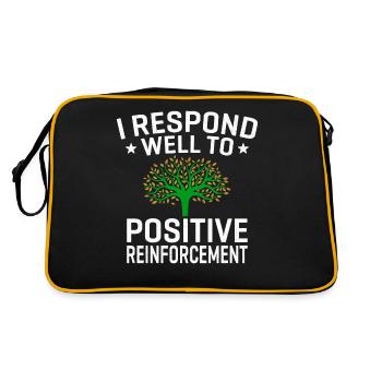 Drôle de psychologie psychologie - Sac Retro - noir/or - Dos