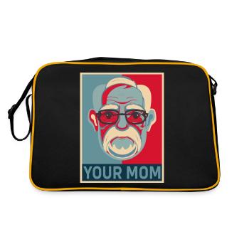 Drôle Sigmund Freud Psychologie Psychologue - Sac Retro - noir/or - Dos