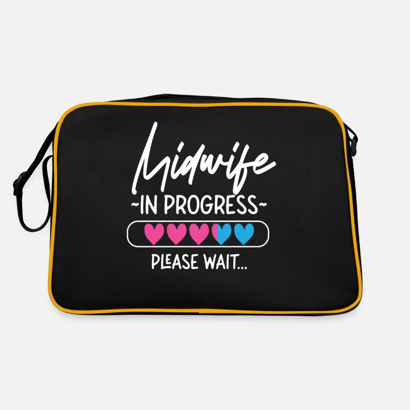 Nurse Midwife Birth Worker Student Retro Tasche