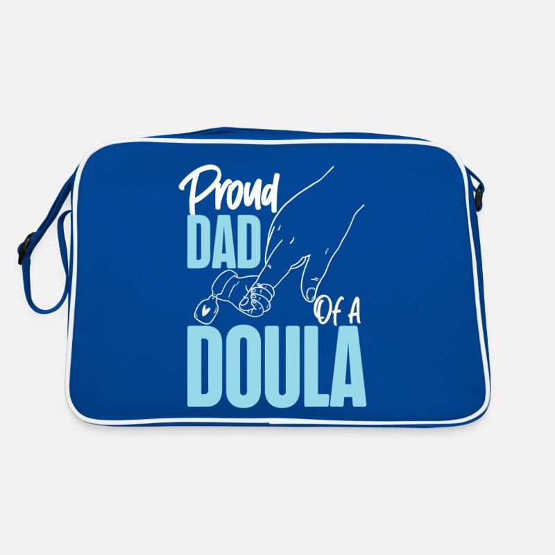 Doula Birth Worker Dad Proud Dad Retro Bag
