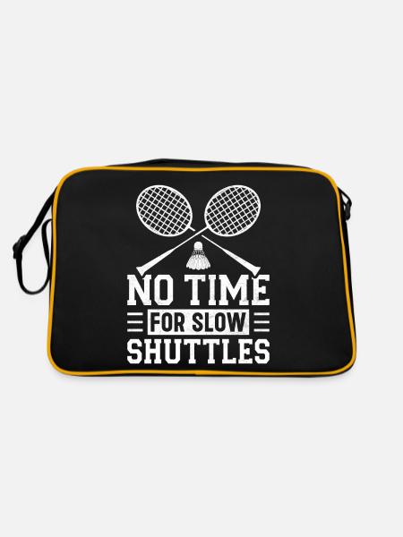Joueurs de badminton Badminton - Sac Retro - noir/or - Dos