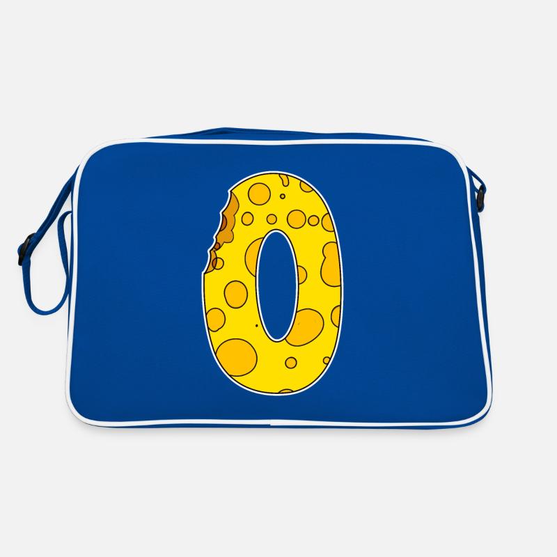 Zahl 0 - Null Retro Tasche