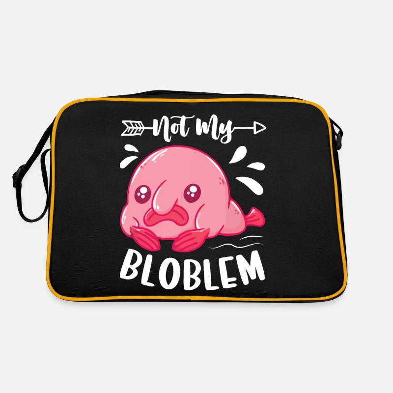 Funny Blobfish Sea Creature Retro Bag