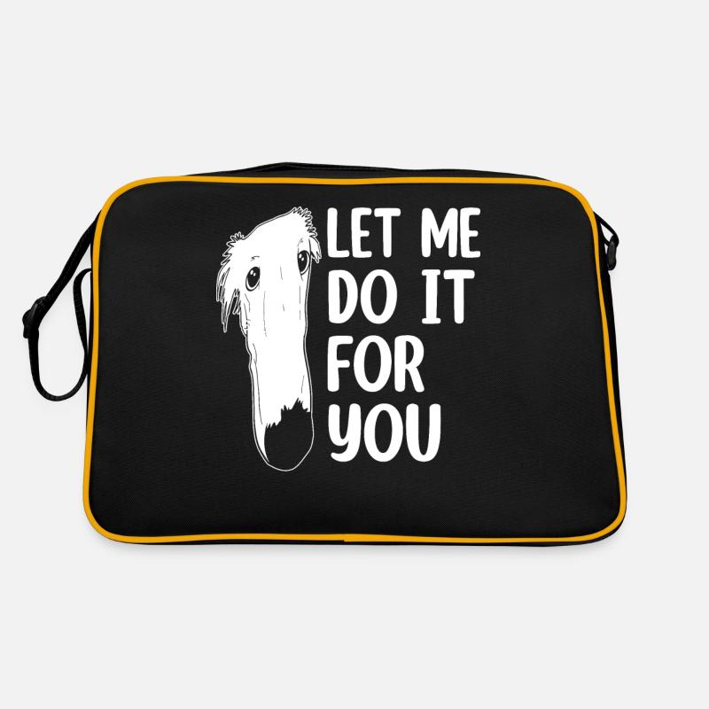 Chien barzoï Meme Sac Retro