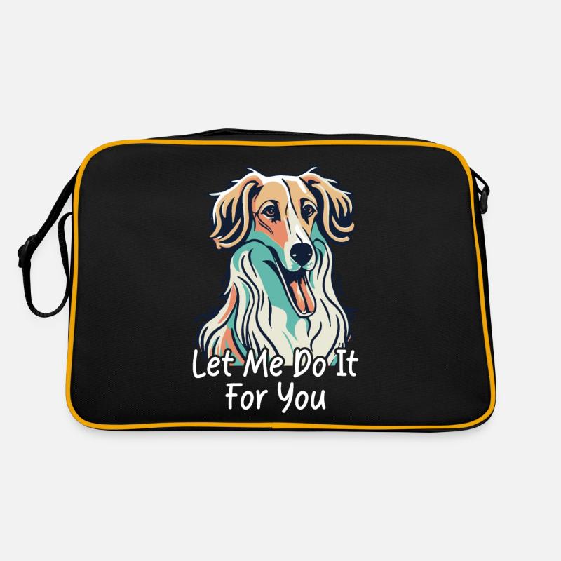 Chien barzoï Meme Sac Retro