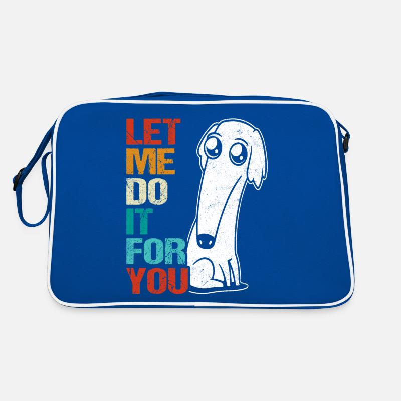 Retro Borzoi Dog Meme Retro Bag