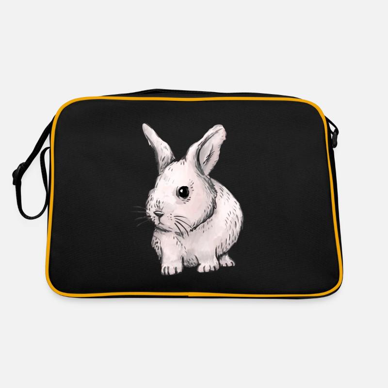 Rabbit, Bunny, Easter Bunny, Kids, Pets, Baby Retro Bag