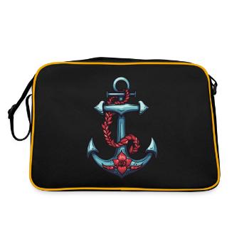 Anchor Harbour - Retro Bag - black/gold - Back
