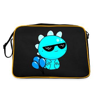 Dragon Lunettes Ballons Fête Cool Teens - Sac Retro - noir/or - Dos