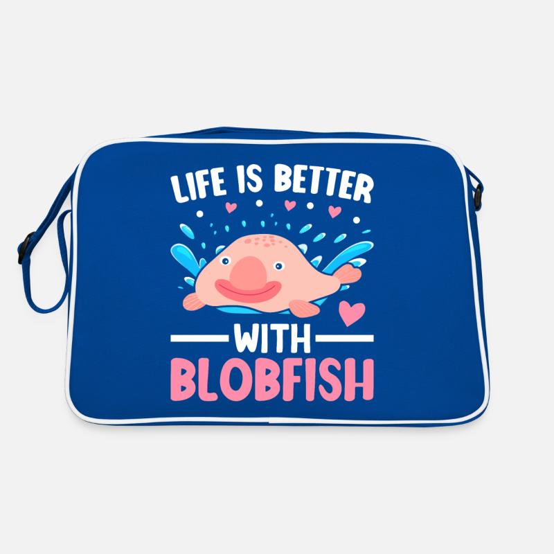 Funny sea creature Retro Bag