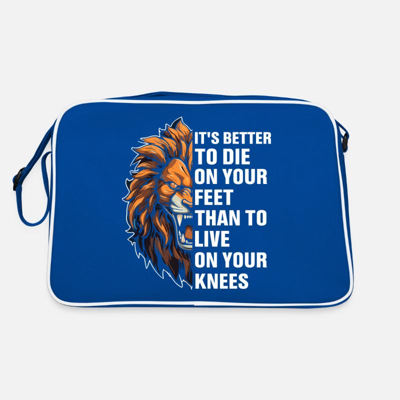 Funny Men Wolf Retro Bag