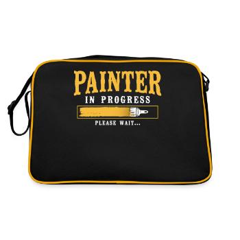 House Painter Decorator Painter In - Retro Tasche - Schwarz/Gold - Hinten