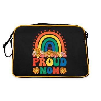 Maman LGBTQ groovy - Sac Retro - noir/or - Dos