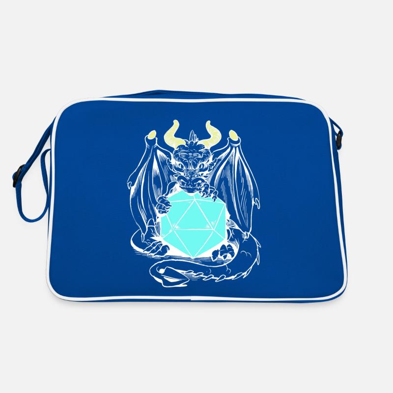 dragon, creature, mythical creature, fairy tale, fairy tale character Retro Bag
