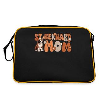 Saint Bernard Groovy St. Bernard Maman - Sac Retro - noir/or - Dos