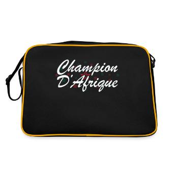 Champion d'afrique Maroc - Sac Retro - noir/or - Dos