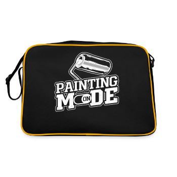 Peintre en bâtiment Décorateur Peinture - Sac Retro - noir/or - Dos
