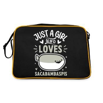 Fish Meme - Retro Bag - black/gold - Back