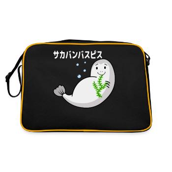 Sacabambaspis Poisson Meme Algues - Sac Retro - noir/or - Dos