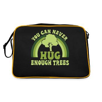 Défenseurs des arbres et écologistes - Sac Retro - noir/or - Dos