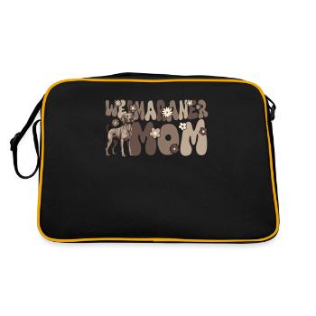Braque de Weimar Groovy Braque de Weimar Maman - Sac Retro - noir/or - Dos