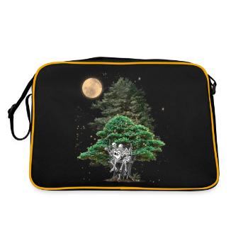 Squelette Horreur Fantômes Effrayant Effrayant Halloween Mort - Sac Retro - noir/or - Dos