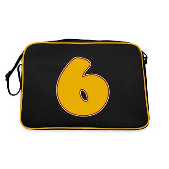 6 - Retro Bag - black/gold - Back