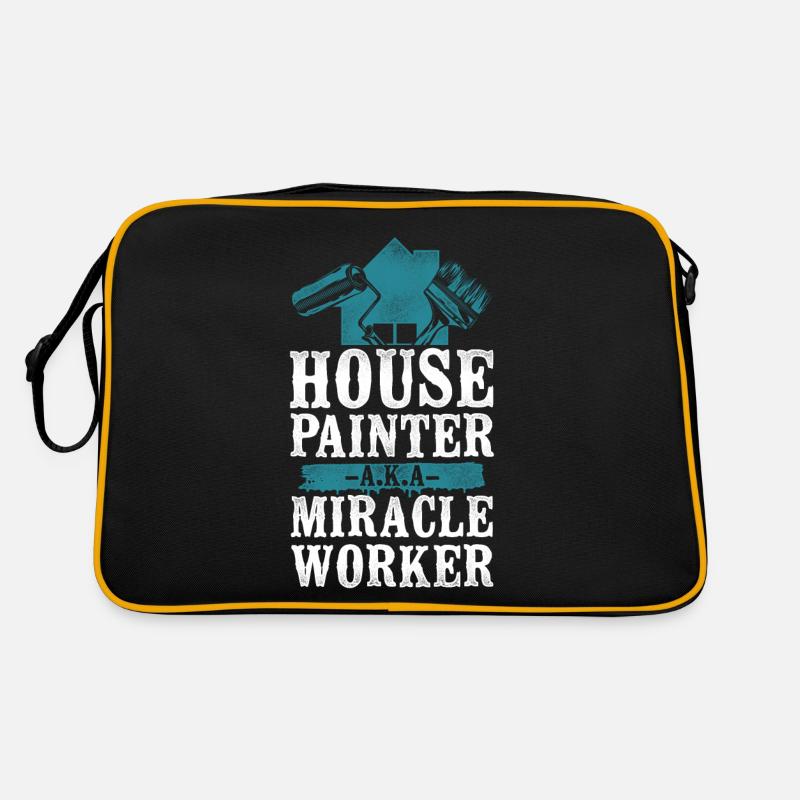 House Painter Decorator House Retro Bag