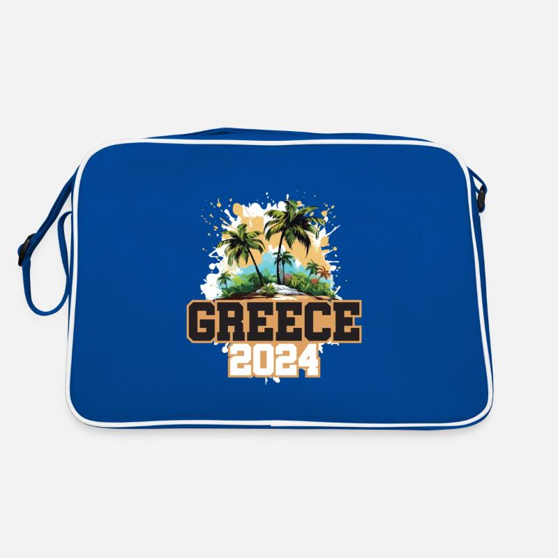 Greece 2024 Travel Holidays Retro Bag