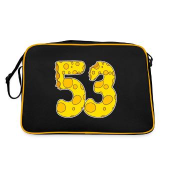 53 years of Lustig Käse - Retro Bag - black/gold - Back