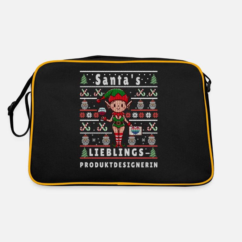 VILAIN NOËL PRÉFÉRÉ DU PÈRE NOËL Sac Retro