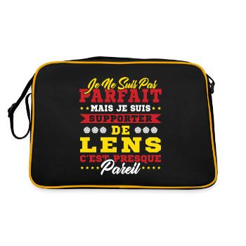 Idée Cadeau Pour Supporter Lensois - Sac Retro - noir/or - Dos