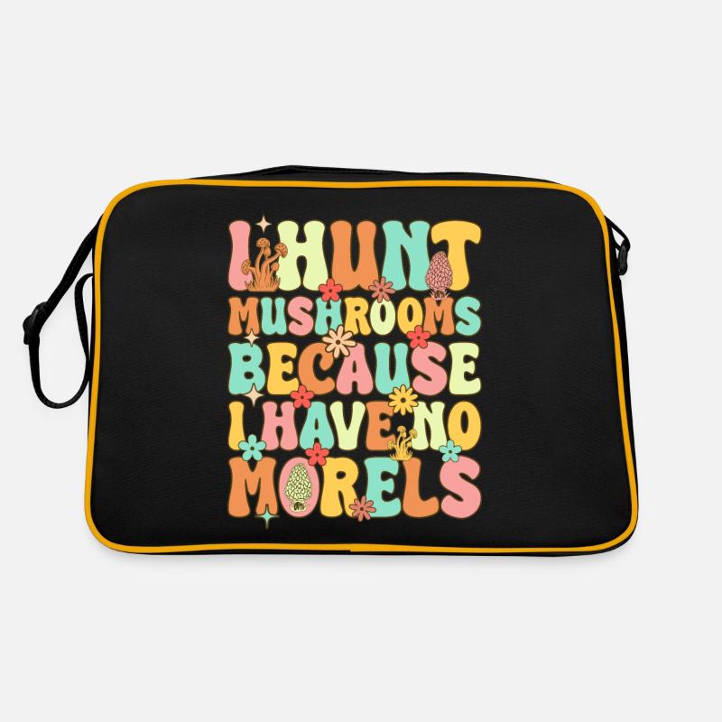 Groovy Pilzjagd Retro Tasche