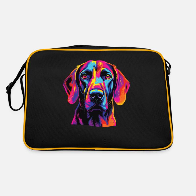 Aquarelle colorée Plot Hound Sac Retro